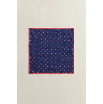 Kravata KAPESNÍČEK DO SAKA GANT CRAB PRINT POCKET SQUARE RICH NAVY