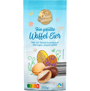 Čokoláda Oster Phantasie Vaflová Vejce mléčná čokoláda s náplní 250g