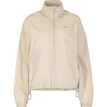 Sportovní oblečení Dámská lehká běžecká bunda CRAFT Hypervent Oversized Wind - béžová Velikost: XL