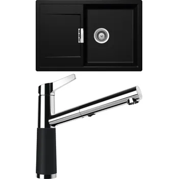 Kuchyňský dřez Set Schock S6-5 (dřez Mono D-100 Magma + baterie SC-510.120 Magma)