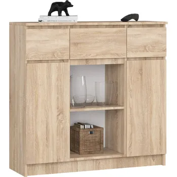 Komoda Komoda se šuplíky a dvířky JUNIPER - dub sonoma