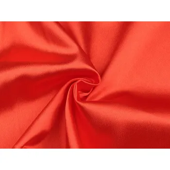 Satén krešovaný metráž, střední, 17 (26) červená světlá