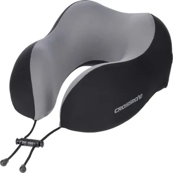 Cestovní polštářek Anatomicky tvarovaný cestovní polštářek za krk Crossroad COMFORT UNI Černá, Šedá