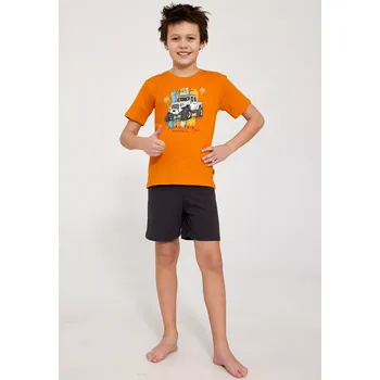 Pyžamo Cornette Young Boy 476/124 Road Trip 2 kr/r 134-164 oranžová 134-140