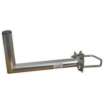 Anténní držák WFmetal Držák antény na stožár s vinklem, galvanický zinek, délka 35cm K35V1
