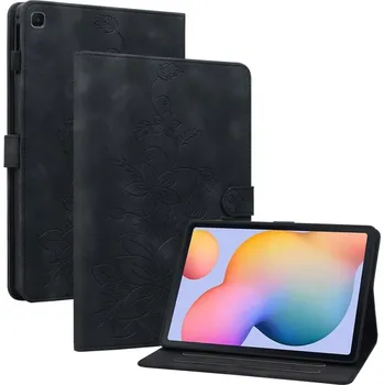 Pouzdro na tablet VSECHNONAMOBIL 123401 ART LILY Zaklápěcí pouzdro pro Samsung Galaxy Tab S6 Lite 2024 / S6 Lite 2022 / S6 Lite černé