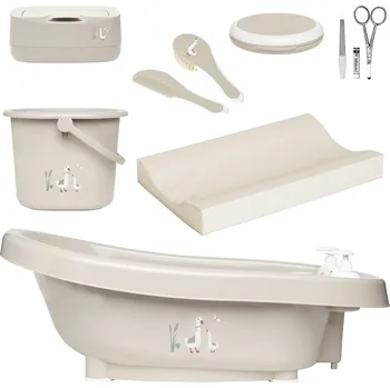 Koupání kojence Bebe-Jou Termo koupací set de Luxe Fabulous Soft Spring