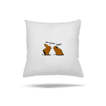 Polštář Bastard Bolí mě prdel polštář White