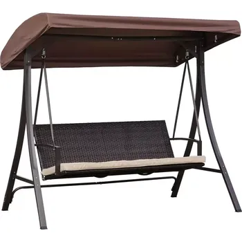 Zahradní houpačka Zahradní houpačka hnědá 193 cm