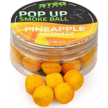 Boilies Stég Pop Up Smoke Ball 14 mm - Pineapple