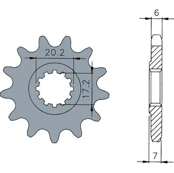 Nářadí na motocykly TECNIUM Ocelové standardní přední kolo 1120 - 420 2604127