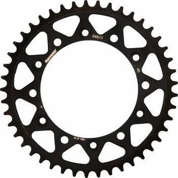 Řetězová sada pro motocykl SUPERSPROX Řetězová rozeta SUPERSPROX RFE-245/3:45-BLK černý 45 zubů, 520