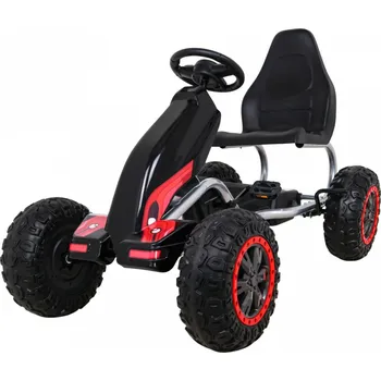 Dětské šlapadlo Tomido Dětská šlapací motokára Monster Strong černá