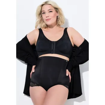 Podprsenka Ulla Popken, Plus size Odlehčující podprsenka Kelly, bez kostic, přední zapínání, C-D pro plnoštíhlé nadměrná velikost, 801081100-1103, černý, 100E, Nadměrné velikosti, Plus size oblečení, Oblečení pro boubelky, Oblečení pro baculky, Oblečení pro plnoštíh