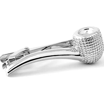 Spona na kravatu Kravatová spona dýmka stříbrné barvy - Warren Asher