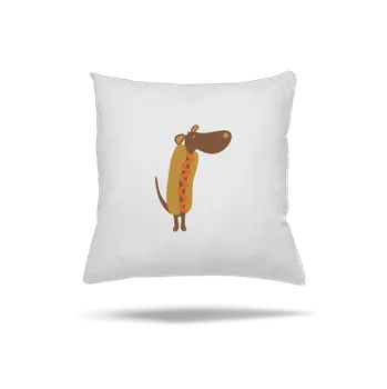 Polštář Bastard Hot dog polštář White