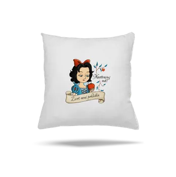 Polštář Bastard Neotravuj mě! – Život není pohádka polštář White