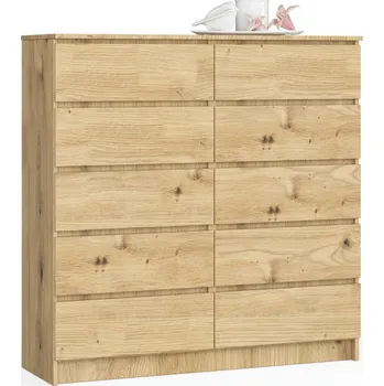 Komoda Vysoká šuplíková komoda SAVRILA - dub artisan