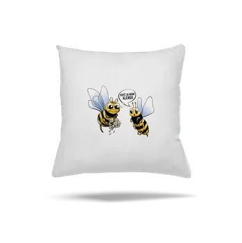 Polštář Bastard Alergická včelka polštář White