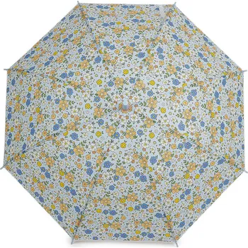 Deštník Dámský / dívčí vystřelovací deštník květy Varianta: 4 modrá andělská, Balení: 1 ks