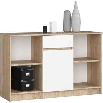 Komoda Komoda se šuplíkem JENARIA - dub sonoma / bílá