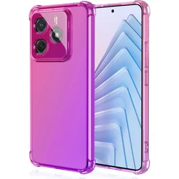 Pouzdro na mobilní telefon Kryt Xiaomi Redmi Note 14 5G Shock duhový růžovo-fialový (obal neboli pouzdro na Xiaomi Redmi Note 14 5G)