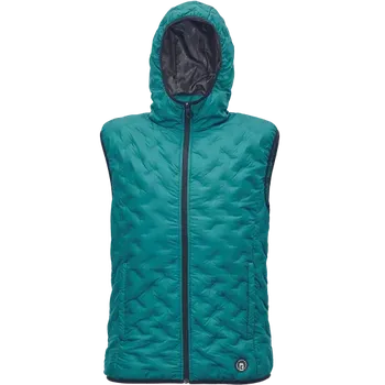 Pánská bunda CERVA NEURUM péřová vesta petrolejová S 0303016955001