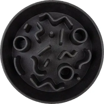 Miska pro psa District 70 BAMBOO miska proti hltání tmavě šedá ø 17 cm - 520 ml