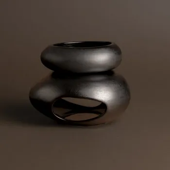 Aroma lampa The MUNIO Keramická aromalampa černá