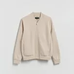 Reserved - Mikina bomber - béžová - 534EF-08X - 534EF-08X-L