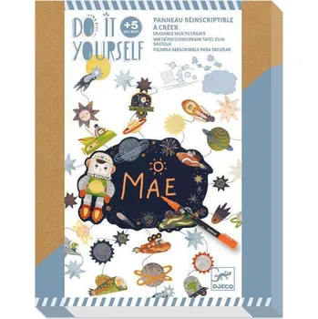 kreativní sada Djeco Tabulka na dveře Vesmír DIY