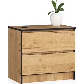 Noční stolek Praktický noční stolek YMARIN - dub craft