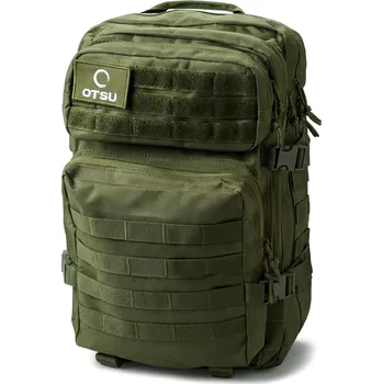 turistický batoh Expedition | Armádně zelený 40 taktický batoh s panelem na nášivky - Otsu