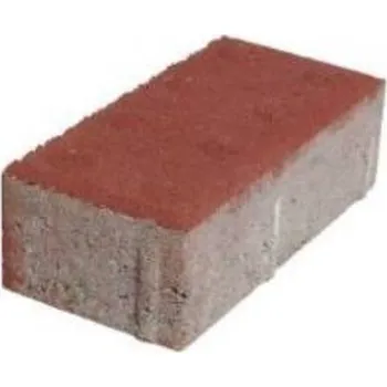 Dlažba zámková PRESBETON Holland I pro nevidomé skladba červená – 200×100×60 mm