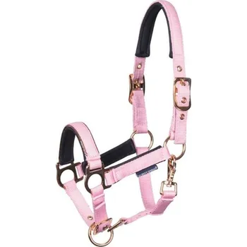 Ohlávka HARRY'S HORSE Metal pro hříbata pink dolphin FOAL