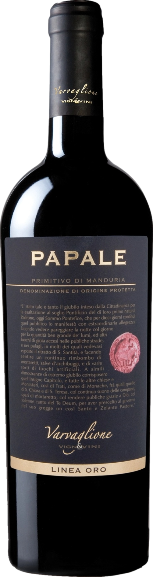 Varvaglione Papale Linea Oro Primitivo di Manduria 2021 > Červené víno > Primitivo > Itálie > Puglia
