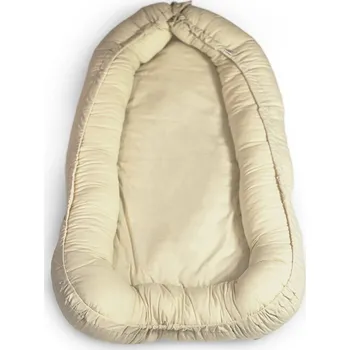 Hnízdečko pro miminko PETITEMARS PETITE&MARS Hnízdo ochranné pro miminko FEEL SAFE Light Beige 90 x 60 cm