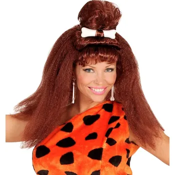 Karnevalová paruka Dámská pravěká paruka s kostí
