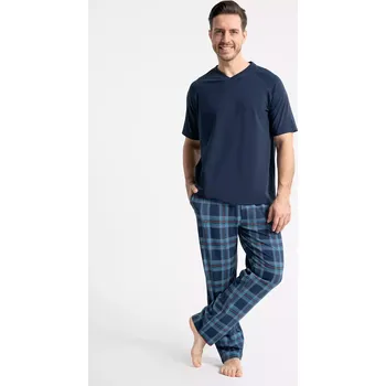 Pánské oblečení Pyžamo Moraj PDM4700-004 kr/r M-4XL Námořnictvo 4XL