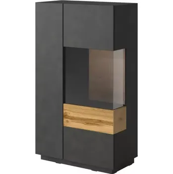 Obývací stěna Vitrína Silke 80cm Matera 139x80x40