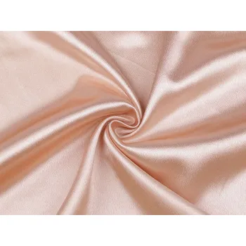 Satén krešovaný metráž, střední, 14 pudrová světlá