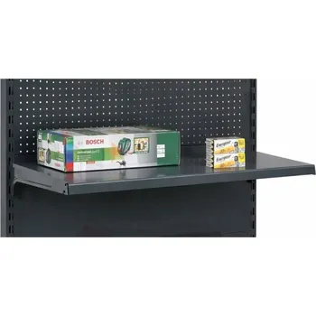 Prodejní regál B2B Partner Police pro prodejní regály, hloubka 450 mm, antracit