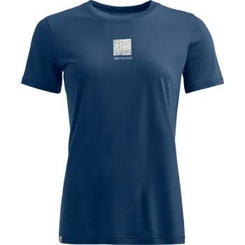 Pánské tričko Dámské Tričko Ortovox 120 Cool Tec Abstract T-shirt Women's Barva: Deep Ocean, Velikost: XL