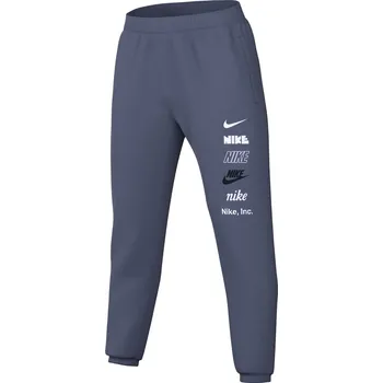 Pánské kalhoty Kalhoty tepláky Nike Club Fleece+ Men's Brushe Velikost: L světle modrá