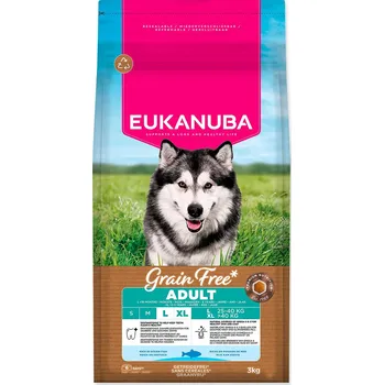 Krmivo EUKANUBA Grain Free Adult Large rich in ocean fish 3kg