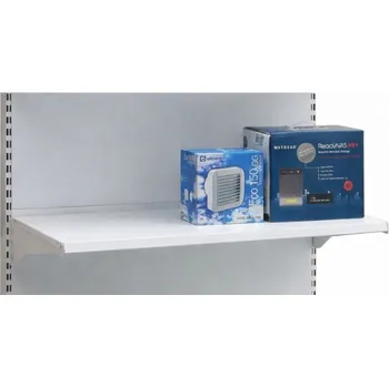 Prodejní regál Police pro prodejní regály, hloubka 450 mm, bílá