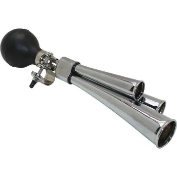 Zvonek na kolo SELECTION P2R Kovový trubkový zvonek 3 zvuky P2R ČERNÁ|ŠEDÁ