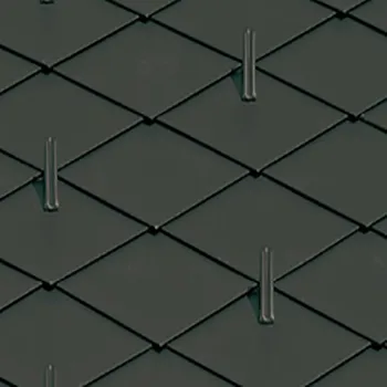 plechová krytina SATJAM Rombo Metalic Satmat 345 x 345 x 0,5 mm 1 m2 grafitově šedá