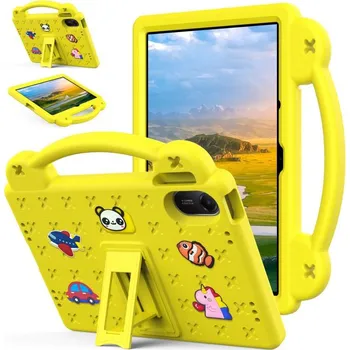 Pouzdro na tablet VSECHNONAMOBIL 115465 FANY Dětský kryt na tablet pro Xiaomi Redmi Pad 2 žlutý