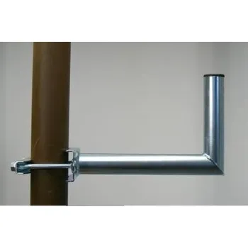 Příjem digitálního pozemního vysílání WFmetal Držák antény na stožár, galvanický zinek, délka 30cm K30S42